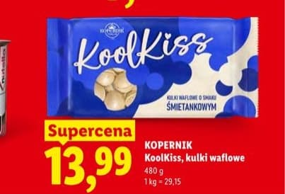 kulki waflowe o smaku śmietankowym