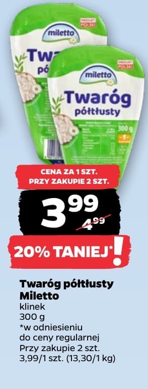 twaróg półtłusty