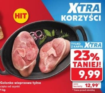 golonka wieprzowa tylna cięta od szynki