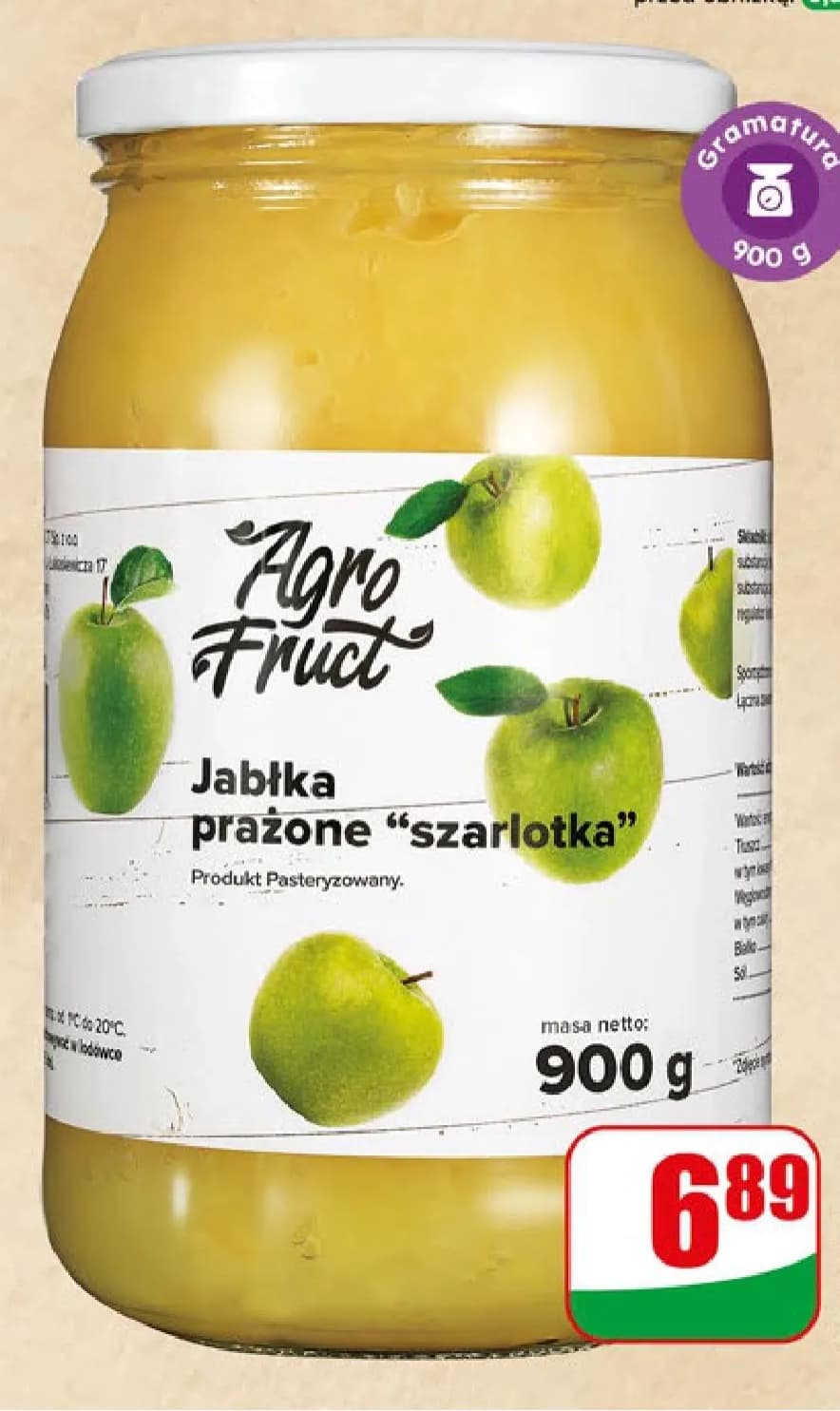 jabłka prażone szarlotka