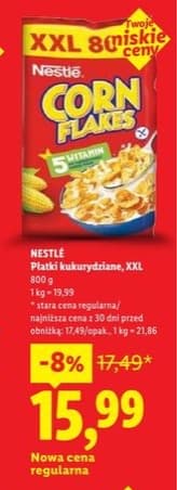 płatki kukurydziane xxl