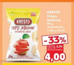 chipsy jabłkowe