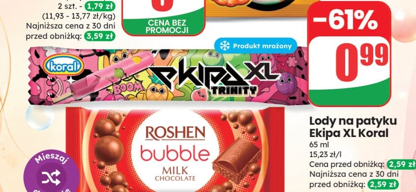 lody na patyku Ekipa XL