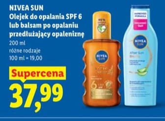 olejek do opalania SPF 6 lub balsam po opalaniu przedłużający opaleniznę