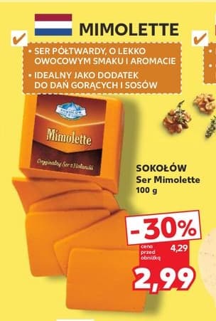 ser półtwardy o lekkim owocowym smaku i aromacie