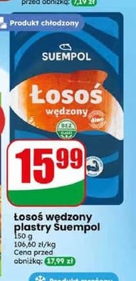 łosoś wędzony w plastrach