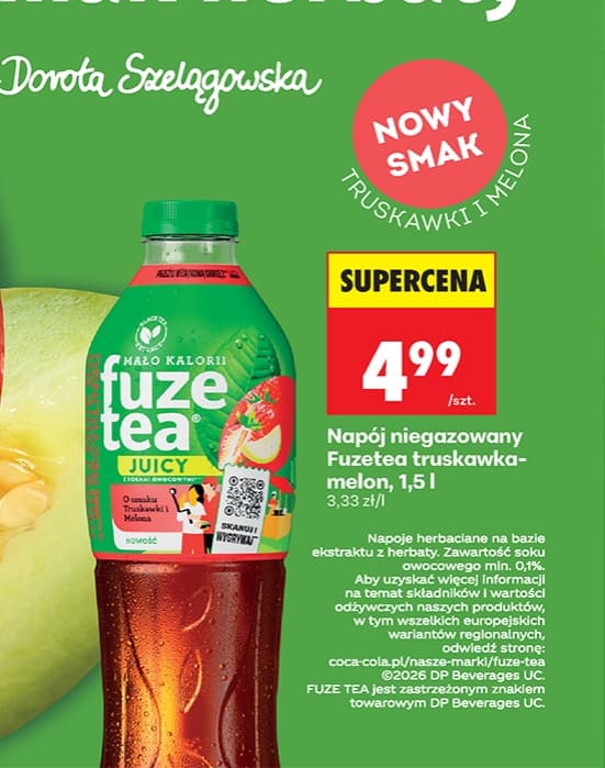 napój niegazowany