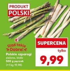 szparagi zielone białe