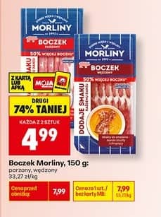 Morliny boczek parzony wędzony 150g