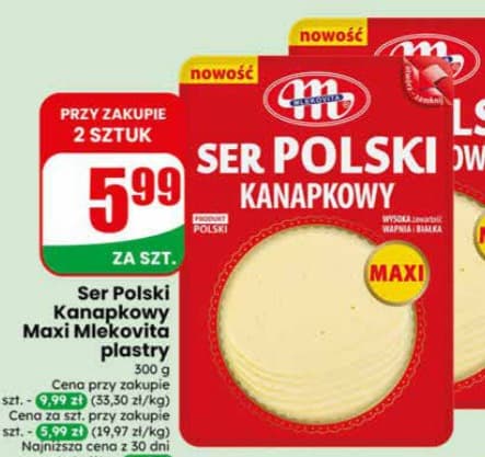 ser polski kanapkowy maxi plastry