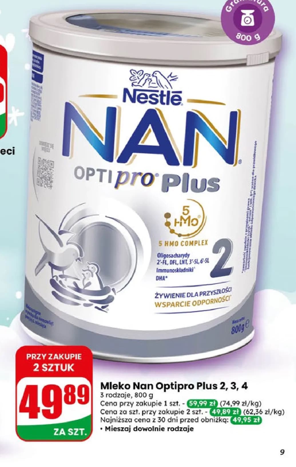 mleko Nan Optipro Plus 2, 3, 4
