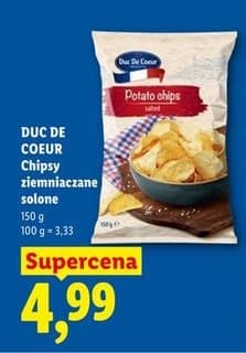 chipsy ziemniaczane solone