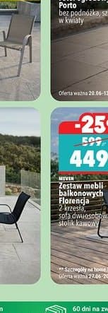 fotel ogrodowy Porto bez podnóżka