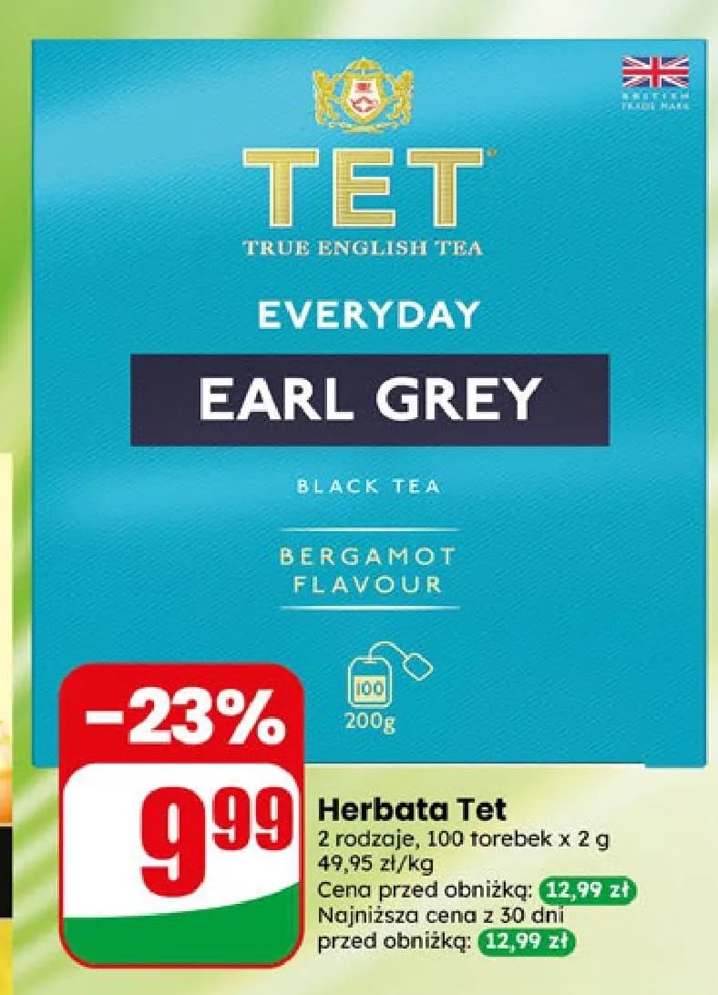 herbata czarna aromatyzowana earl grey