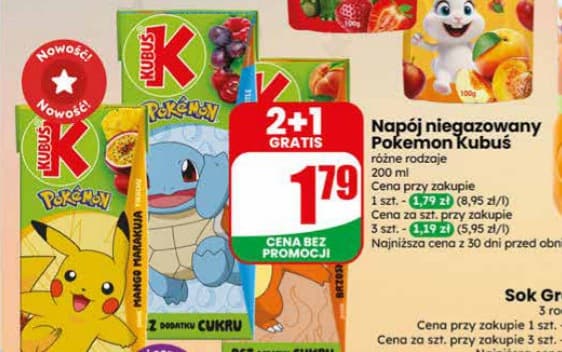 napój niegazowany Pokemon
