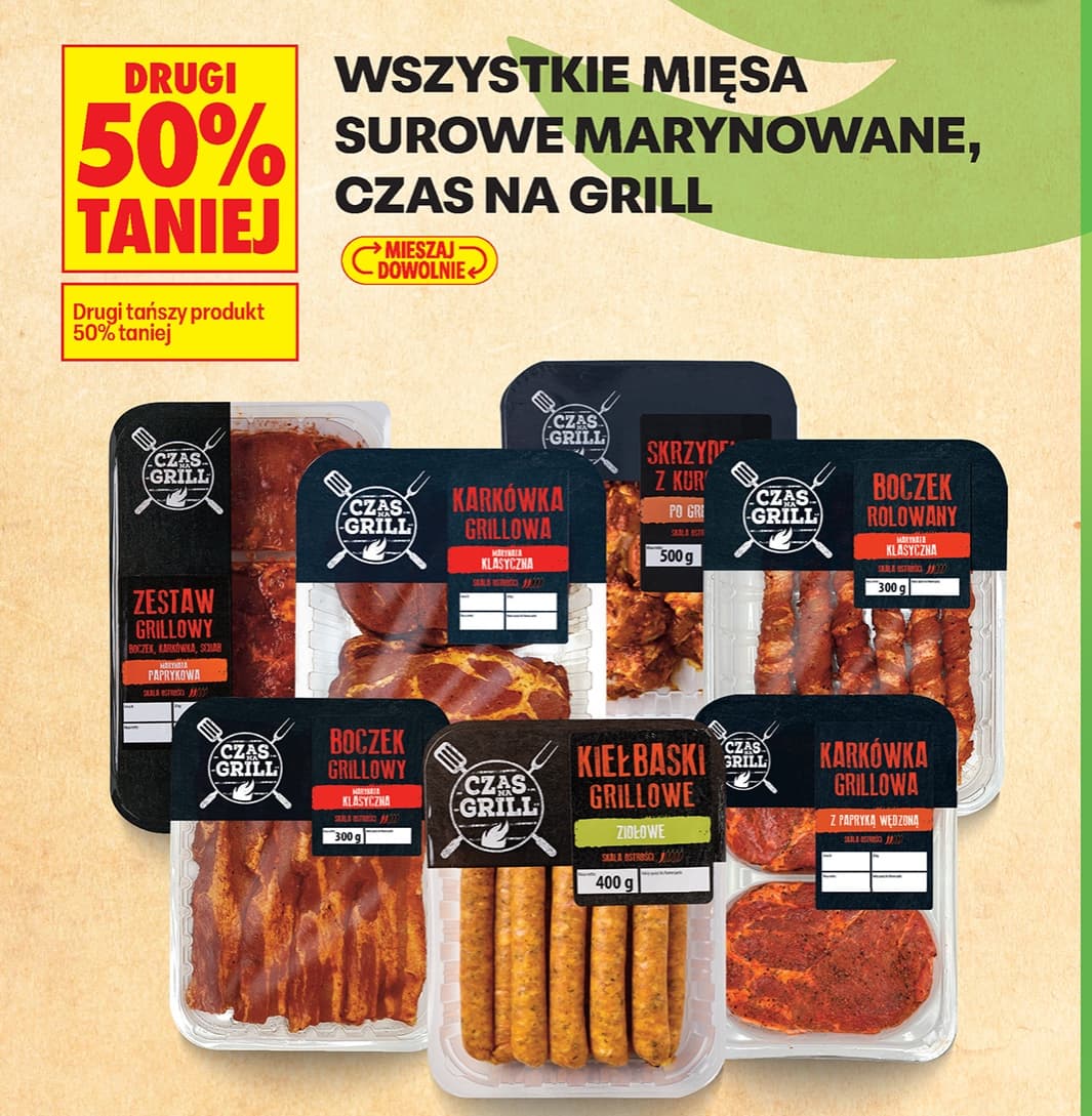 wszystkie mięsa surowe marynowane