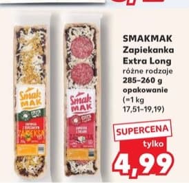 zapiekanka extra long różne rodzaje