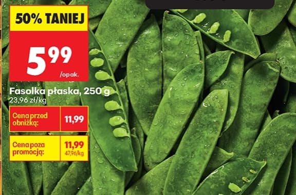 fasolka płaska
