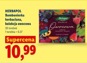 bombonierka herbaciana, kolekcja owocowa