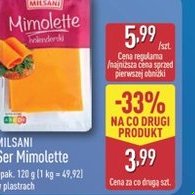 ser Mimolette w plastrach
