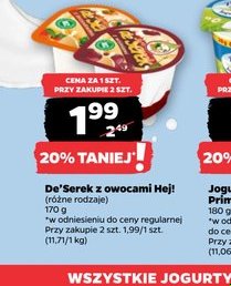 serek z owocami