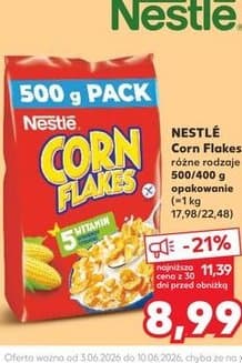 płatki śniadaniowe corn flakes