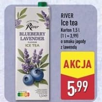 ice tea o smaku jagody z lawendą