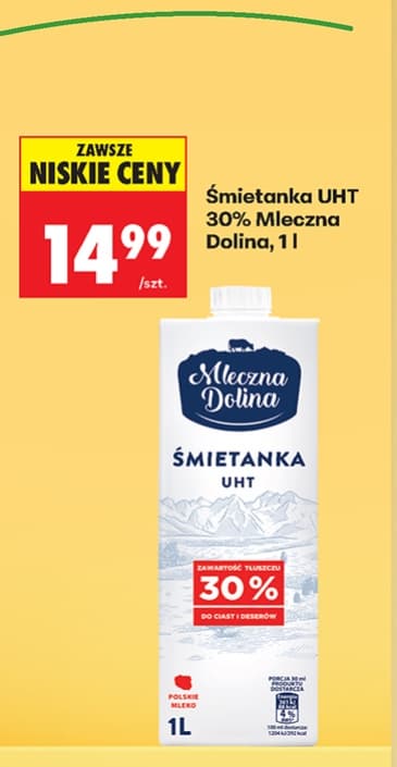 śmietanka UHT 30%