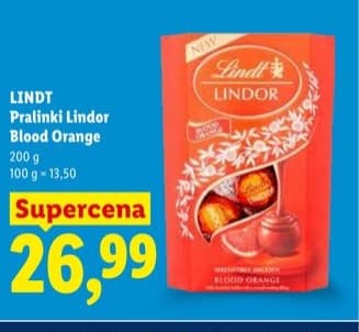 pralinki lindor blood orange