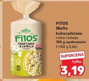 wafle kukurydziane śmietana z cebulą