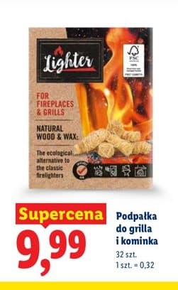 podpałka do grilla i kominka