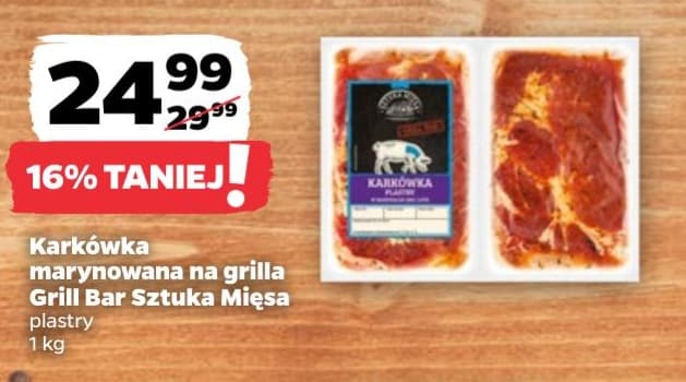 karkówka marynowana na grilla