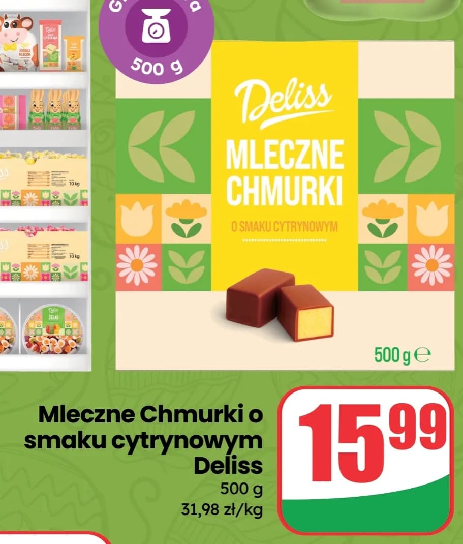 mleczne chmurki o smaku cytrynowym