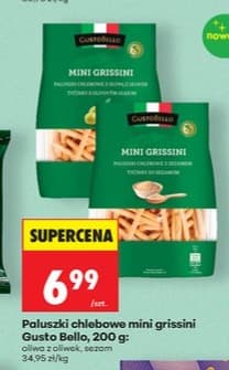 paluszki chlebowe mini grissini o smaku oliwek