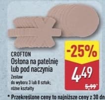 osłona na patelnię lub pod naczynia