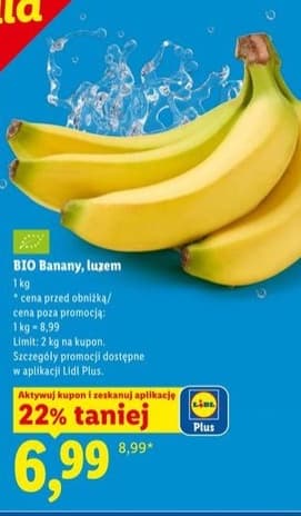 banany bio luzem