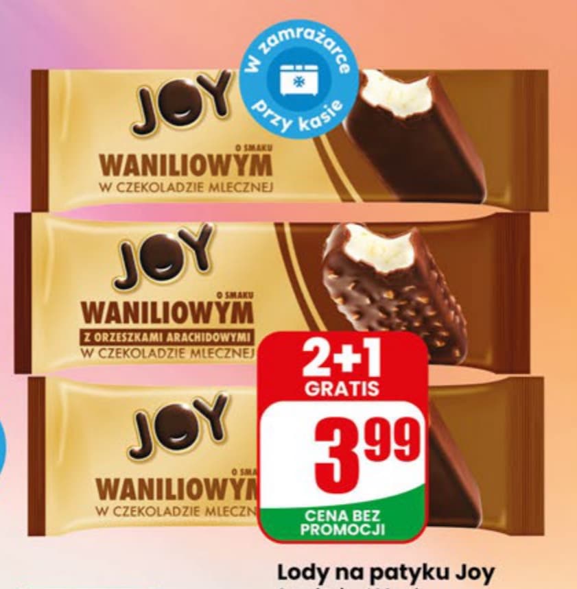 lody na patyku waniliowe w czekoladzie mlecznej