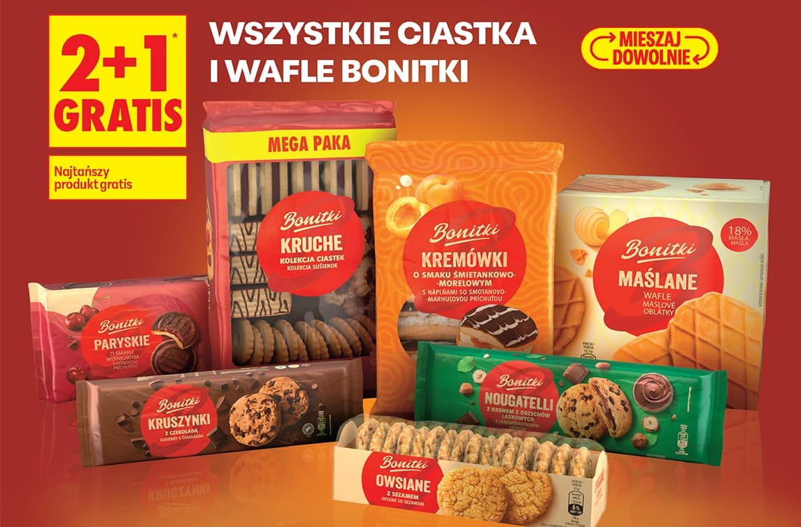 wszystkie ciastka i wafle