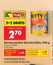 karma pasztet dla kota kitty