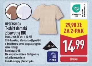 t-shirt damski z bawełny bio