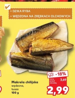 makrela chilijska wędzona tusza