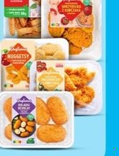 Wszystkie chłodzone panierowane produkty z kurczaka