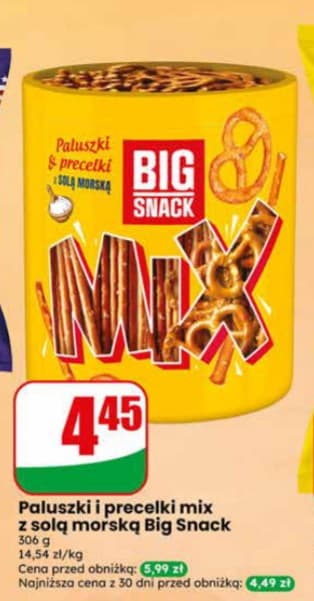 paluszki i precelki mix z solą morską