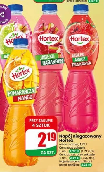 napój niegazowany