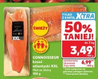 filet z łososia atlantyckiego ze skórą XXL