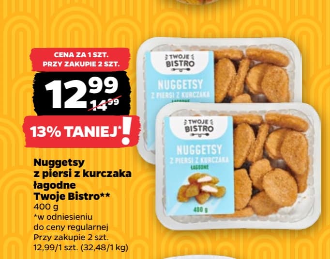 nuggetsy z piersi z kurczaka łagodne