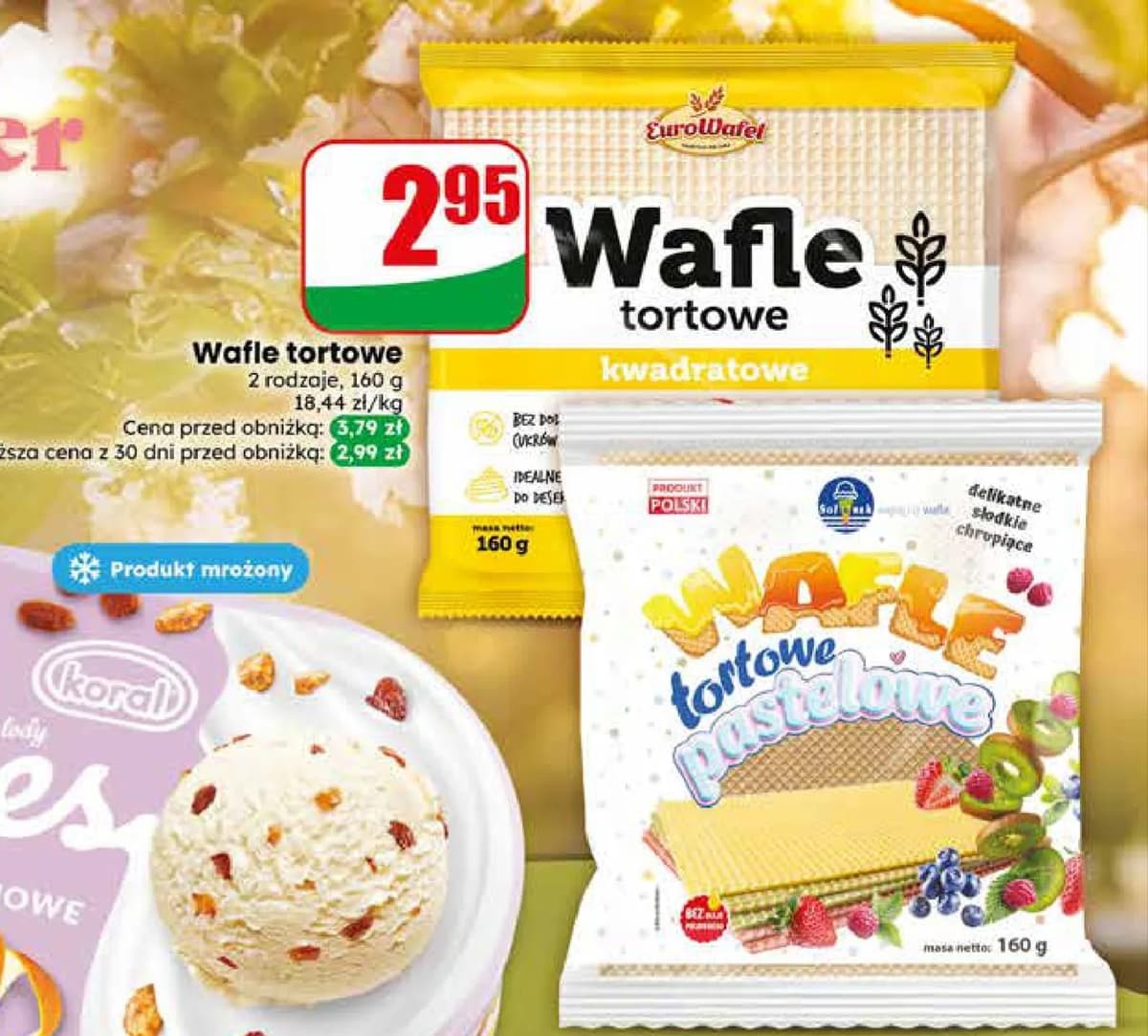 wafle tortowe