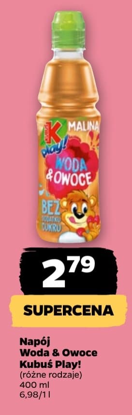 napój woda & owoce różne rodzaje