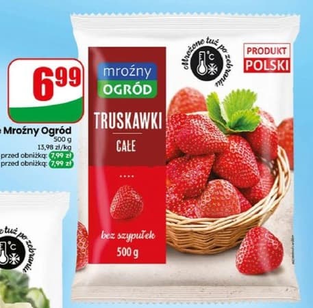 truskawki mrożone całe