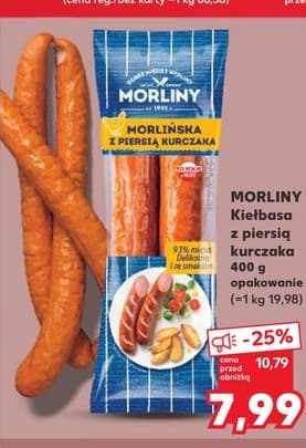 kiełbasa z piersią kurczaka